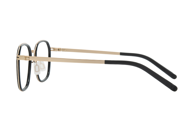Glasseslit 200891 Square Eyeglasses C3, Black frame, view 5