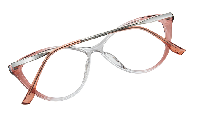 Glasseslit 200893 Cateye Eyeglasses C30, Burgundy frame, view 3