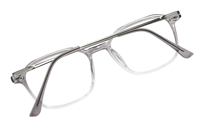 Glasseslit 200894 Square Eyeglasses C11, Grey frame, view 3
