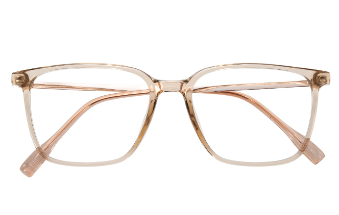 Glasseslit 200895 Rectangle Eyeglasses C3, Orange frame, view 2