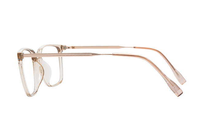 Glasseslit 200895 Rectangle Eyeglasses C3, Orange frame, view 5
