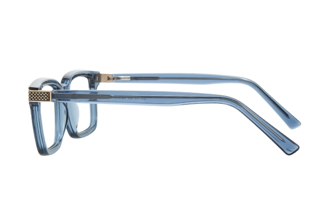 Glasseslit 200898 Rectangle Spring Hinge Eyeglasses C6, Tortoiseshell frame, view 5