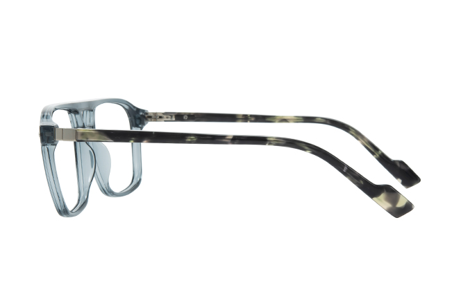 Glasseslit 200900 Aviator Spring Hinge Eyeglasses C5, Green frame, view 5