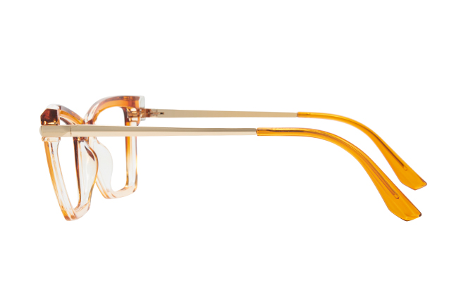 Glasseslit 200902 Cateye Spring Hinge Eyeglasses C5, Tortoiseshell frame, view 5