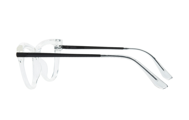 Glasseslit 200903 Cateye Spring Hinge Eyeglasses C1, Black frame, view 5