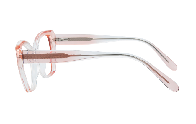 Glasseslit 200904 Cateye Spring Hinge Eyeglasses C3, Clear frame, view 5