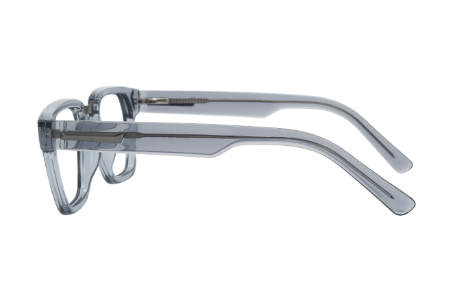 Glasseslit 200907 Square Spring Hinge Eyeglasses C6, Grey frame, view 5