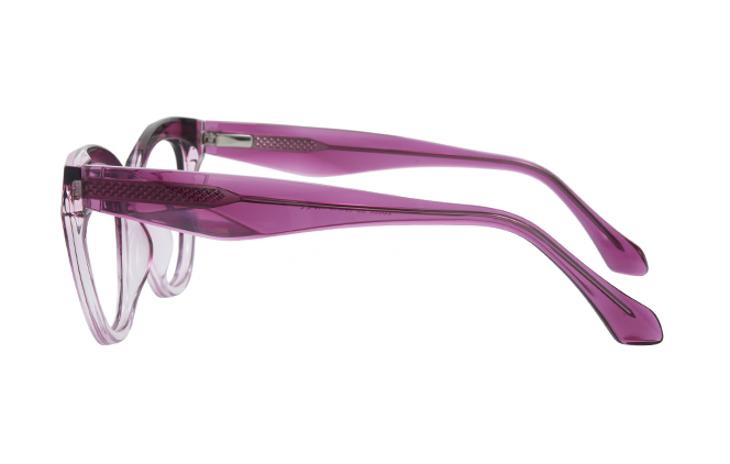 Glasseslit 200915 Cateye Spring Hinge Eyeglasses C3, Burgundy frame, view 5