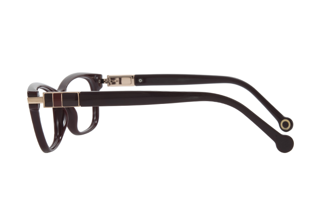 Glasseslit 200916 Rectangle Spring Hinges Eyeglasses C3, Burgundy frame, view 5