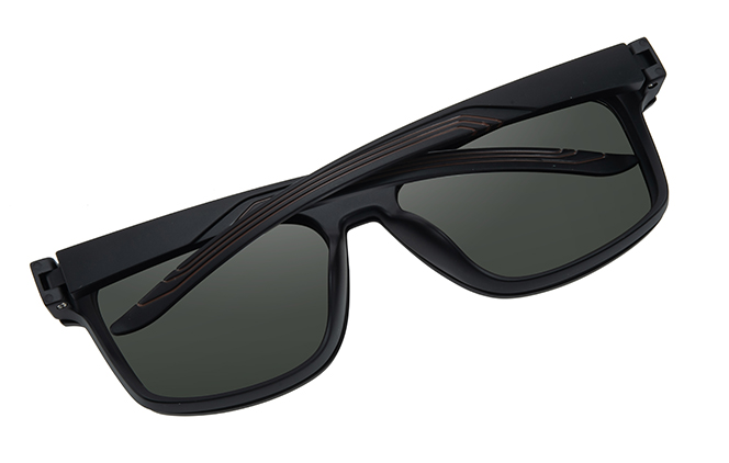 Glasseslit 200921 Rectangle Magnetic Clip On Eyeglasses C3, Black frame, view 3