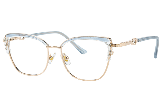 Glasseslit 200931 Cateye Spring Hinge Eyeglasses C4