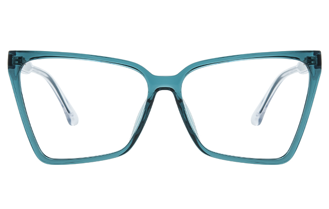 Glasseslit 200943 Cateye Eyeglasses C2, Green frame, view 4