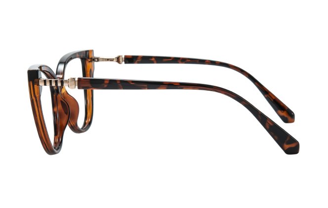 Glasseslit 200946 Spring Hinge Cateye Eyeglasses C2, Tortoiseshell frame, view 5