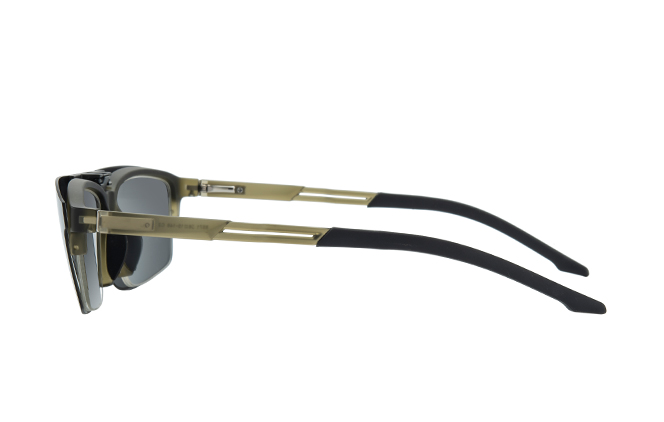 Glasseslit 200950 Rectangle Clip on Eyeglasses C2, Green frame, view 5