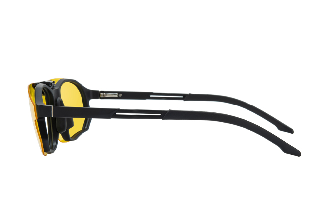 Glasseslit 200951 Geometric Clip on Eyeglasses C2, Black frame, view 5
