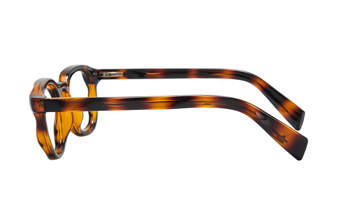 Glasseslit 200955 Round Spring Hinge Eyeglasses C3, Tortoiseshell frame, view 5
