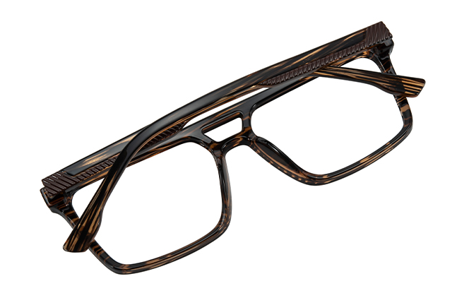 Glasseslit 200967 Aviator Eyeglasses C2, Tortoiseshell frame, view 3