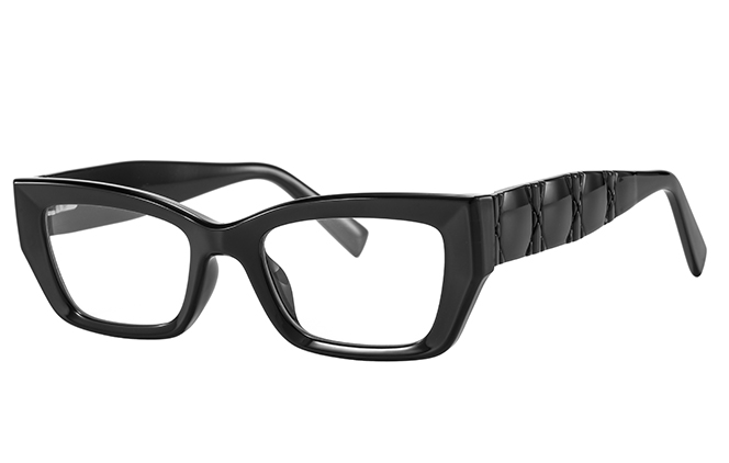 Glasseslit 200968 Rectangle Spring Hinges Eyeglasses C1