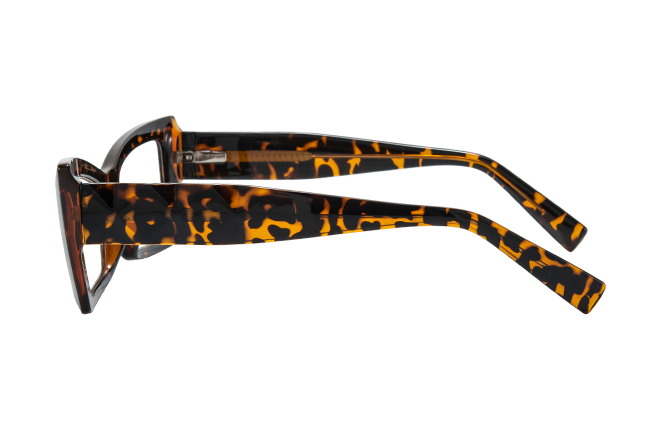 Glasseslit 200969 Cateye Spring Hinges Eyeglasses C3, Tortoiseshell frame, view 5