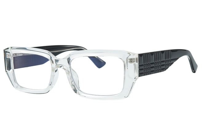 Glasseslit 200970 Rectangle Spring Hinges Eyeglasses C2