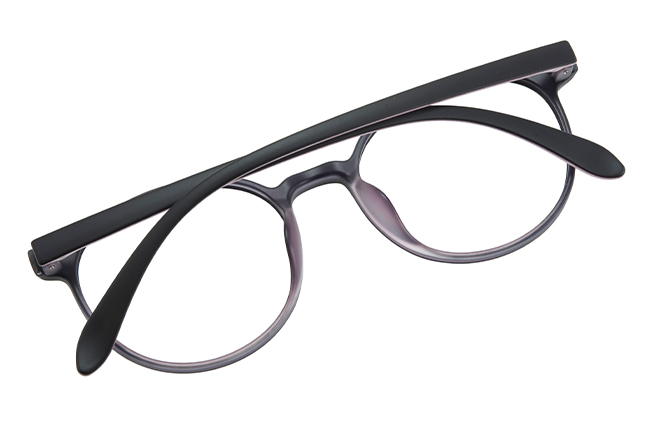 Glasseslit 200973 Round Eyeglasses C1, Purple frame, view 3
