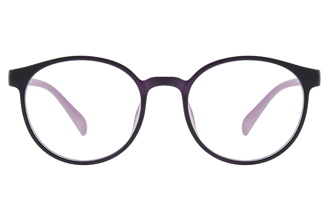 Glasseslit 200973 Round Eyeglasses C1, Purple frame, view 4