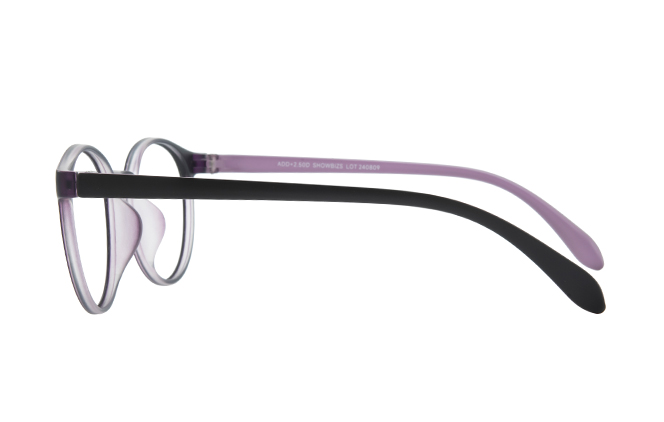 Glasseslit 200973 Round Eyeglasses C1, Purple frame, view 5