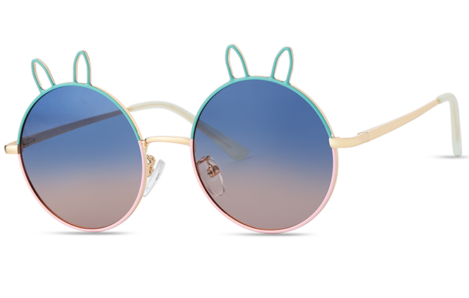 Glasseslit 400163 Cateye Spring Hinges Kids Sunglasses grey