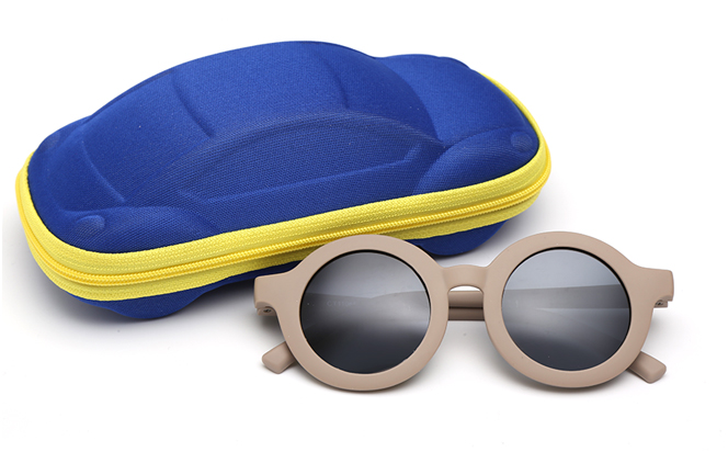 Glasseslit 400169 Round Kids Sunglasses white, White frame, view 3