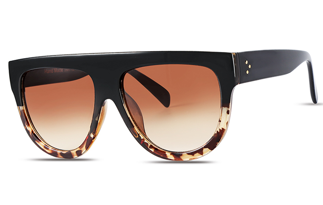 Glasseslit 400173 Oval Sunglasses C2, Tortoiseshell frame