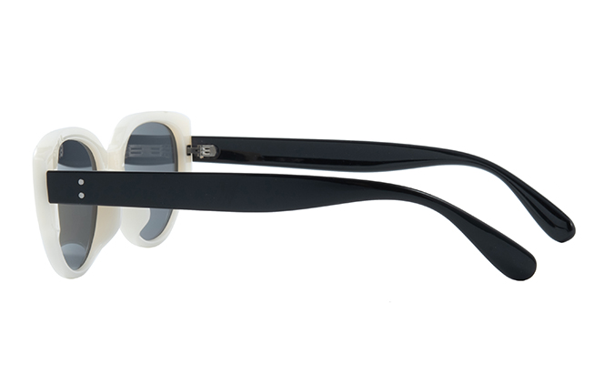 Glasseslit 400178 Oval Sunglasses C2, White frame, view 5