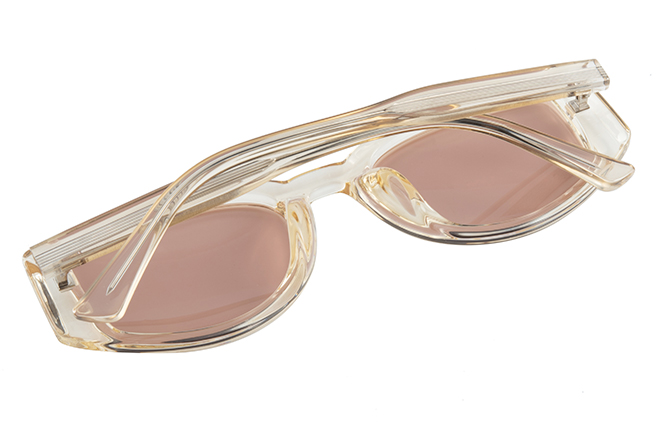 Glasseslit 400187 Geometric Sunglasses C2, Green frame, view 3