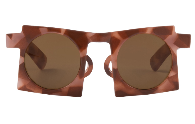 Glasseslit 400188 Geometric Sunglasses red, Red frame, view 4