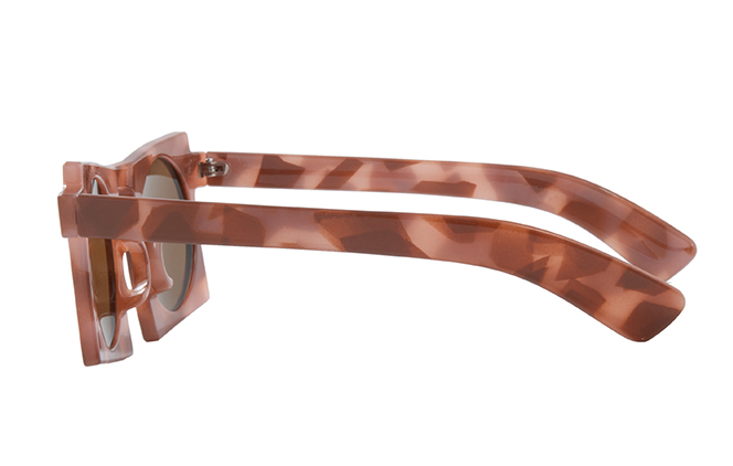 Glasseslit 400188 Geometric Sunglasses red, Red frame, view 5