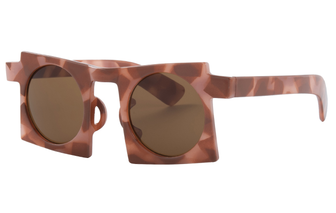 Glasseslit 400188 Geometric Sunglasses red, Red frame