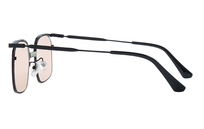 Glasseslit 400207 Geometric Sunglasses C4, Gold frame, view 5