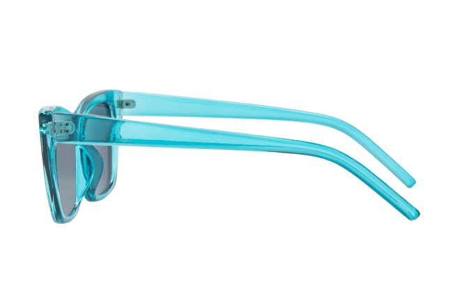 Glasseslit 400212 Cateye Sunglasses beige, Blue frame, view 5