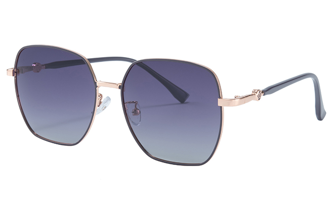 Glasseslit 400214 Geometric Sunglasses C3, Purple frame