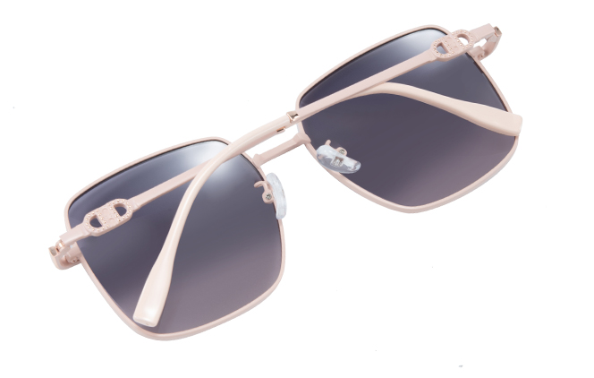 Glasseslit 400216 Square Sunglasses C4, Brown frame, view 3