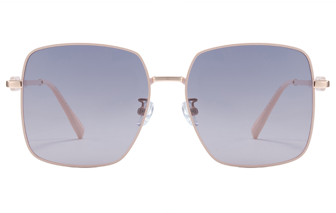 Glasseslit 400216 Square Sunglasses C4, Brown frame, view 4