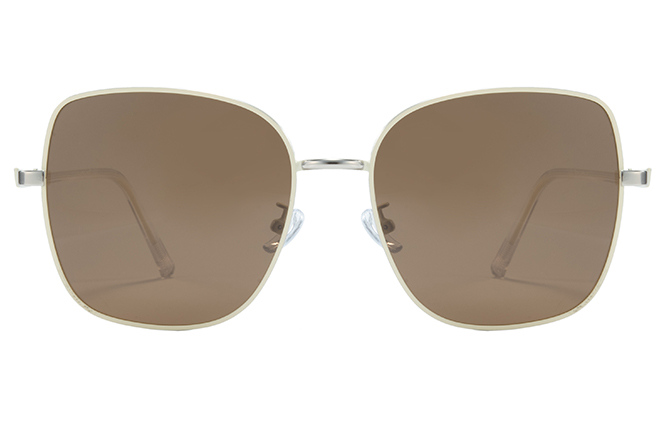 Glasseslit 400217 Cateye Sunglasses C2, White frame, view 4