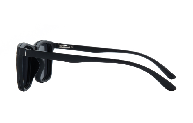 Glasseslit 400230 Rectangle Magnetic Clip on Eyeglasses C1, Black frame, view 5