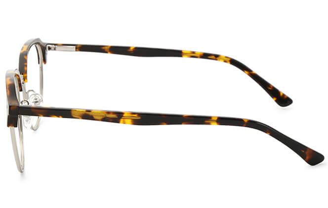Glasseslit Anstice Browline Oval Eyeglasses C3, Tortoiseshell frame, view 5