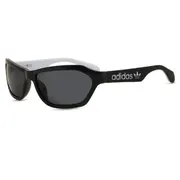 Adidas Originals OR0021 01A, Black frame, Grey lenses, view 2