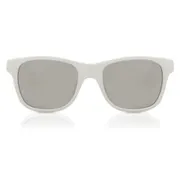 Adidas Originals OR0060 21C, White frame, Dark Grey Mirror lenses, view 1
