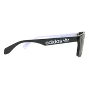 Adidas Originals OR0024 01A, Black frame, Grey lenses, view 3