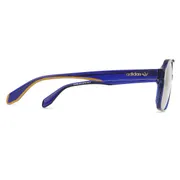 Adidas Originals OR0066 91G, Blue frame, Brown Mirror lenses, view 3
