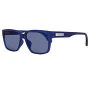 Adidas Originals OR0013-F Asian Fit 91X, Blue frame, Dark Blue Mirror lenses, view 2