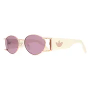 Adidas Originals OR0096 33Z, Gold frame, Gradient Purple Mirror lenses, view 2