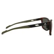 Adidas Sport SP0047 52N, Tortoiseshell frame, Green lenses, view 3